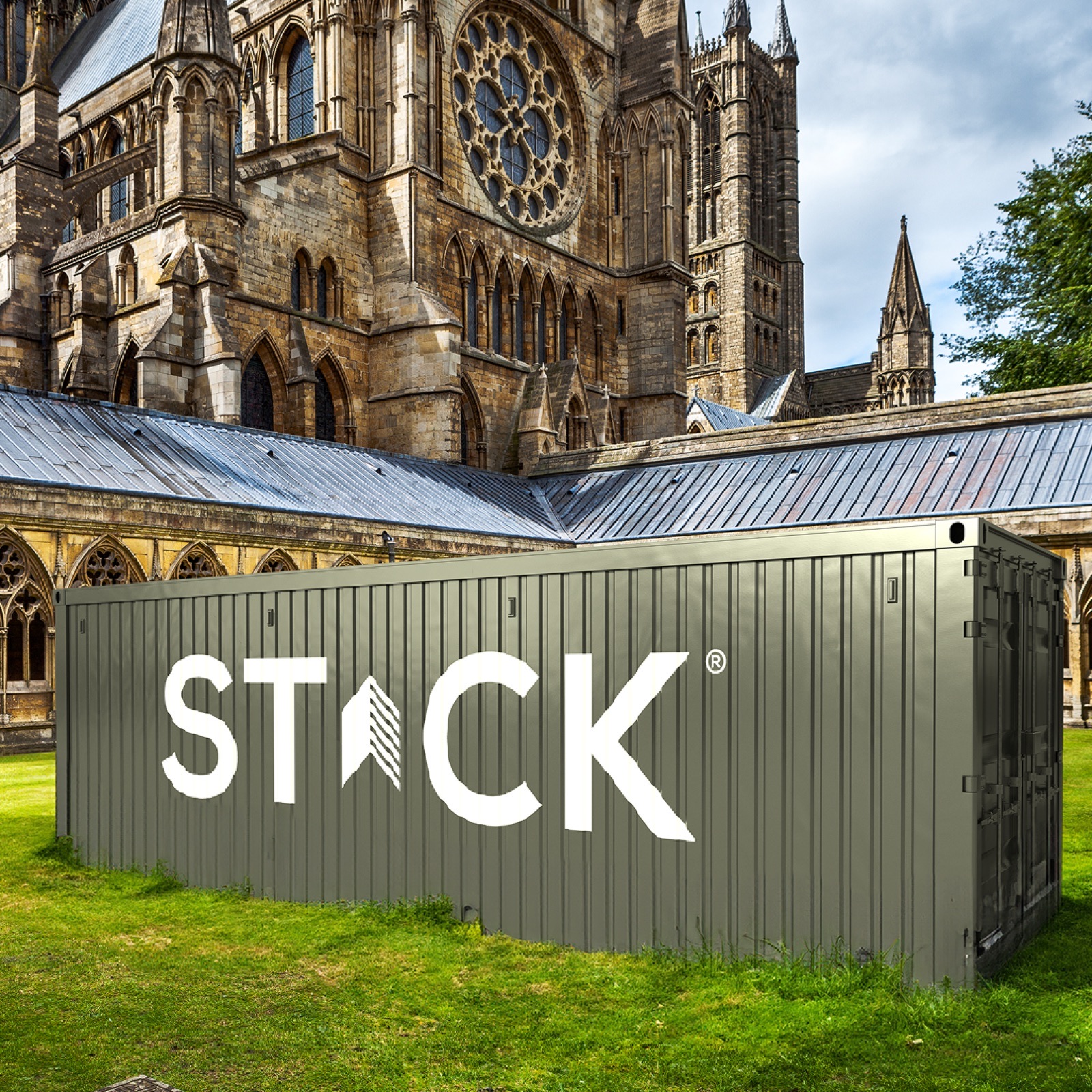 STACK container at Lincoln Cathedral